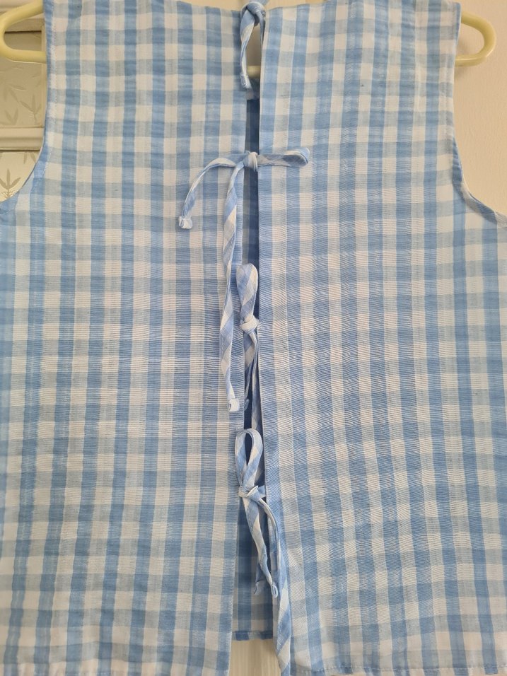 ekoseli kadın gömlek bağlama Detaylı - Görsel 2