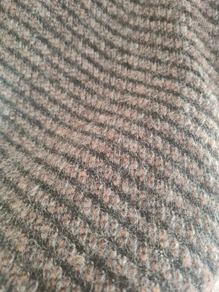 zara marka Kürk Yaka Desenli Kaban - Görsel 5