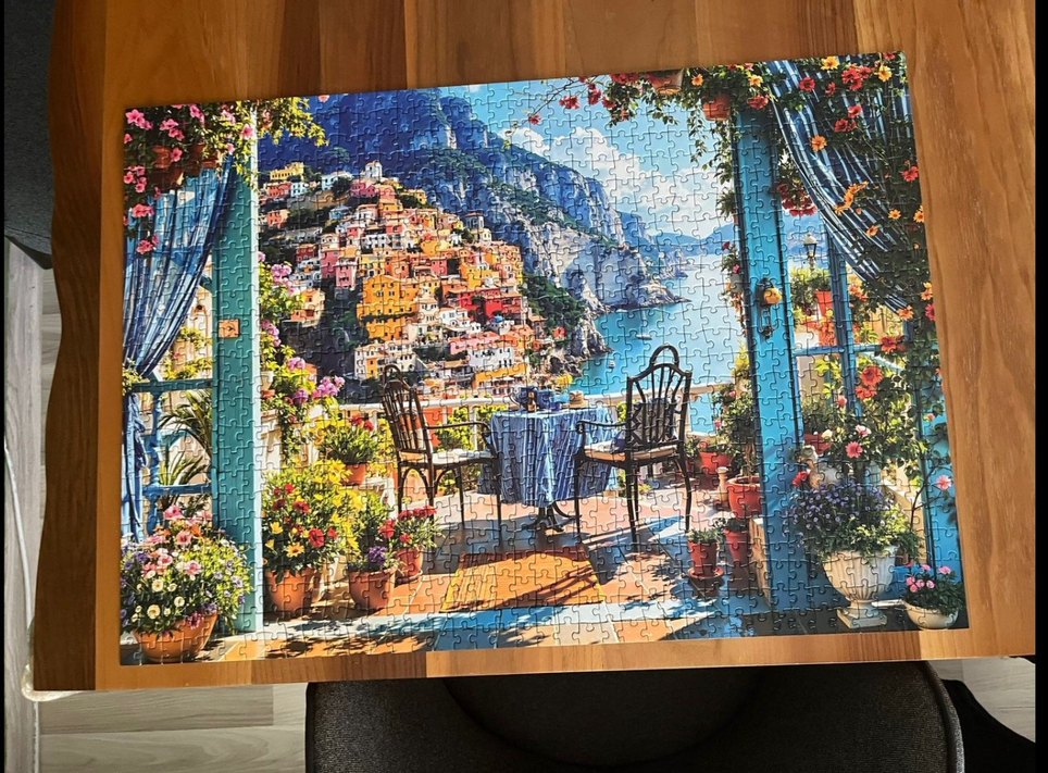 Positano Balkon 1000 Parça Puzzle - Görsel 2