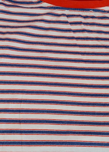 m Beden çeşitli Renk Çok Renkli Çizgili pamuklu Oversize LCW marka crop