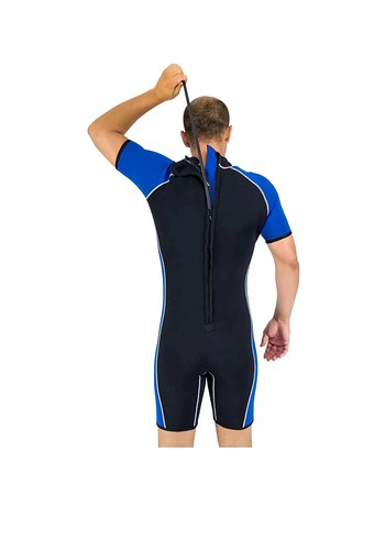 onebody marka Erkek Mavi Kısa sürf kıyafeti - Görsel 2