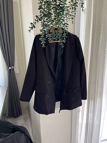 s Beden Siyah blazer ceket