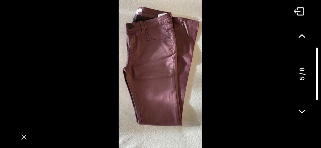 36 Beden Twist mum dokulu pantolon