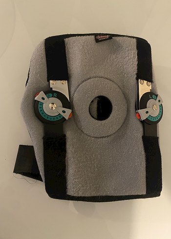 Gri Polar Motorcu Dizliği Velcro Bantlı - Görsel 6