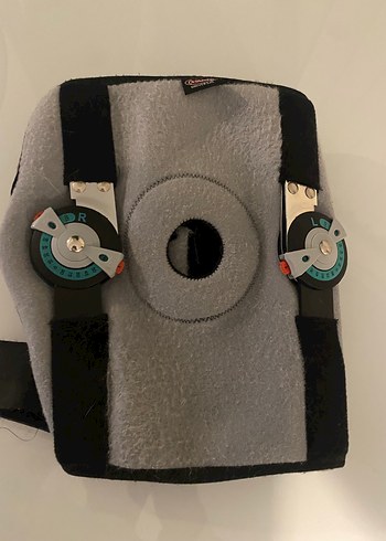 Gri Polar Motorcu Dizliği Velcro Bantlı - Görsel 5