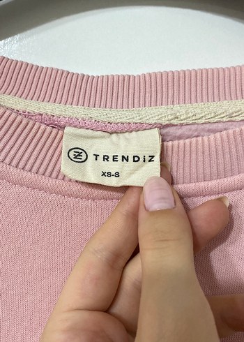 Pembe Salaş Kadın Sweatshirt