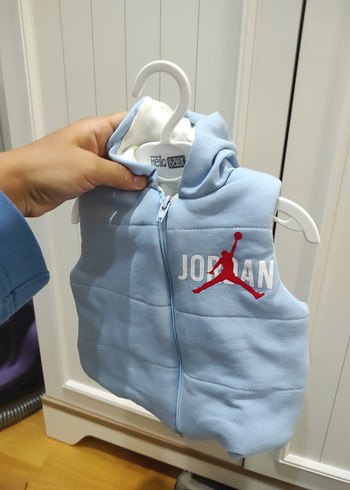 Erkek Çocuk Mavi Fermuarlı Streetwear Yelek