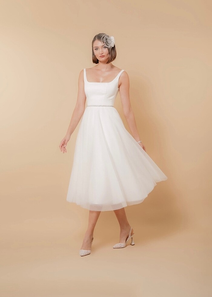 Beyaz nikah elbisesi - Görsel 2