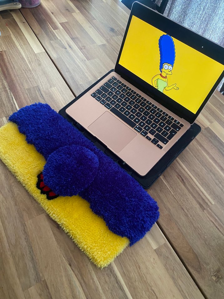 Simpsons keyboard rug - Görsel 2
