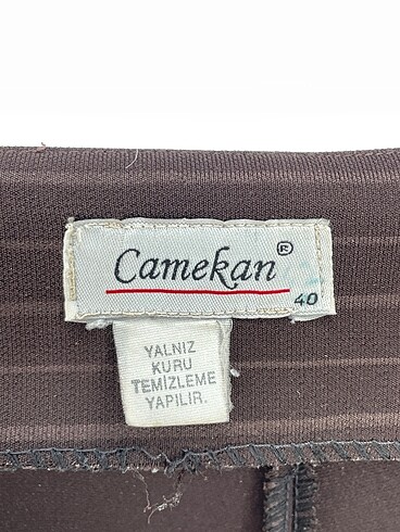 40 Beden kahverengi Renk Vintage Love Kumaş Pantolon %70 İndirimli.