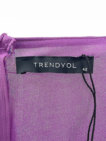 42 Beden mor Renk Trendyol & Milla Uzun Elbise %70 İndirimli.