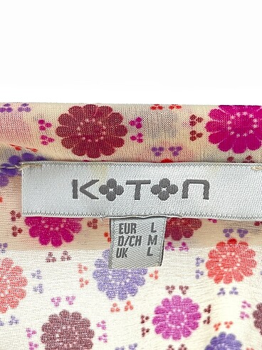 l Beden çeşitli Renk Koton Bluz %70 İndirimli.