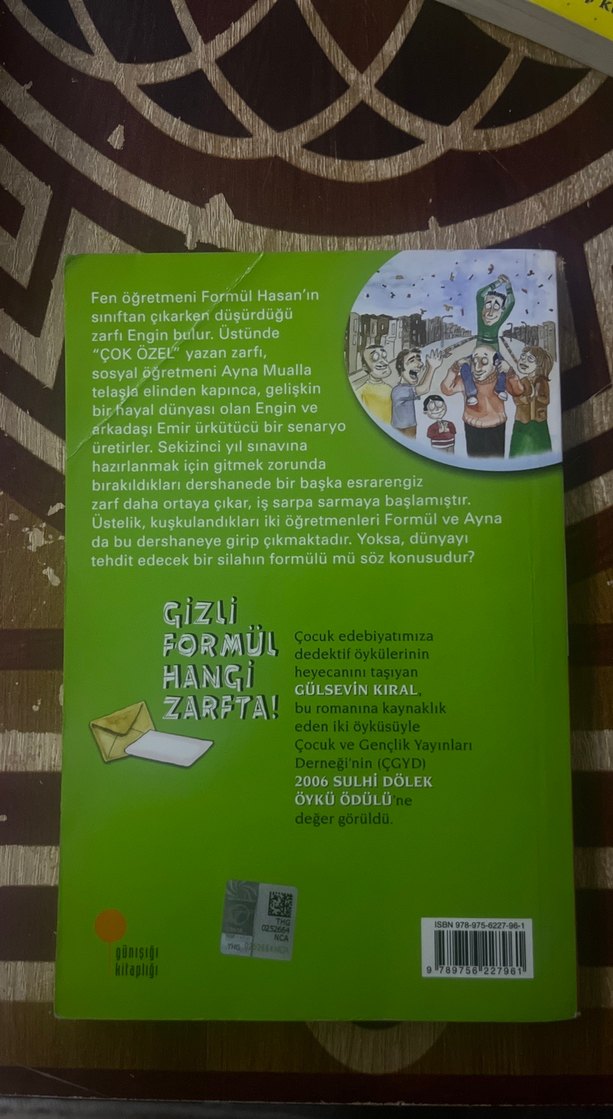 Gizli formül hangi zarfta 
GÜLSEVIN KIRAL - Görsel 2