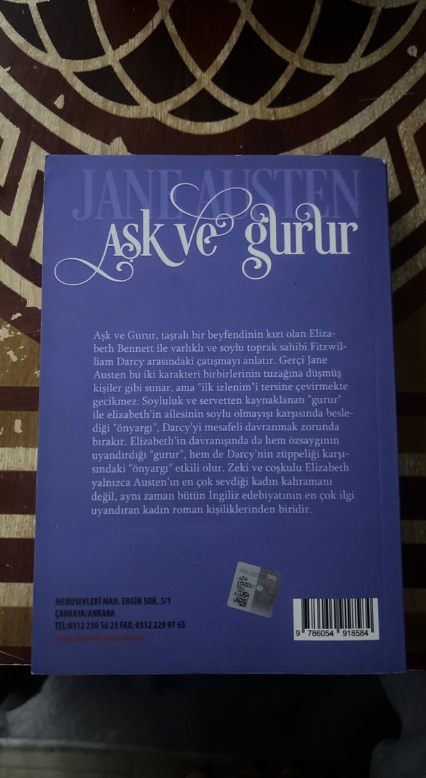 Aşk ve Gurur - Jane Austen - Görsel 2