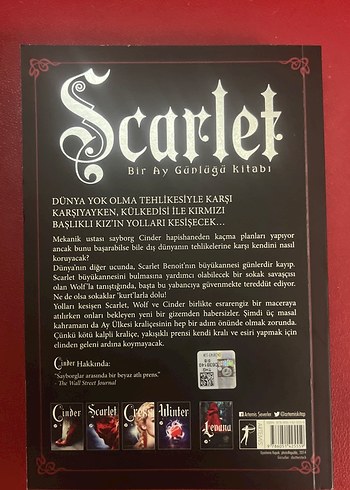 Scarlet - Bir Ay Günlüğü Kitabı - Görsel 2