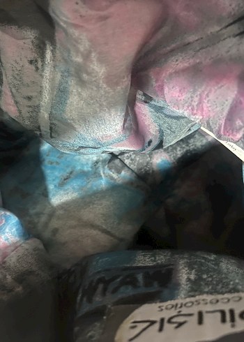 Kemer Detaylı Gri Deri Kadın Çanta vintage - Görsel 4