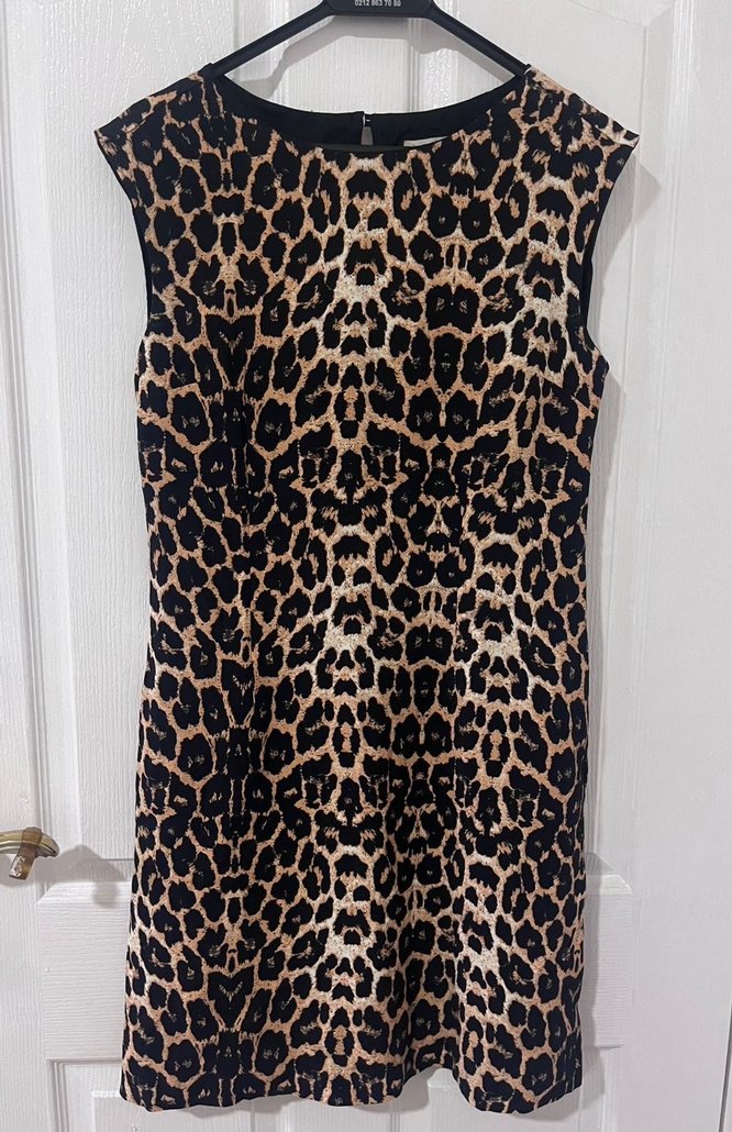 İpekyol leopar desen elbise - Görsel 2