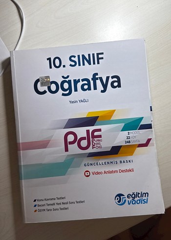 10. Sınıf Coğrafya Eğitim Vadisi Planlı Ders Föyü