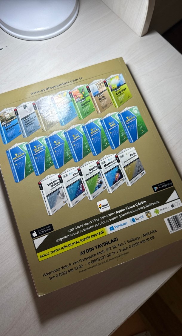 9. Sınıf Fizik Soru Bankası - Aydın Yayınları - Görsel 2