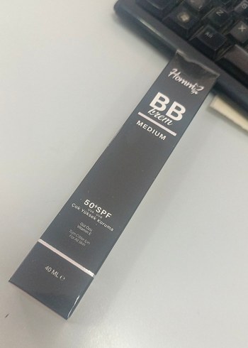 Homm BB Krem Medium 50+ SPF Siyah Kutu - Görsel 2