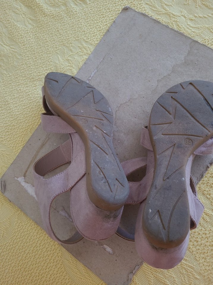 Bej Stiletto Topuklu Kadın Platform Ayakkabı - Görsel 4