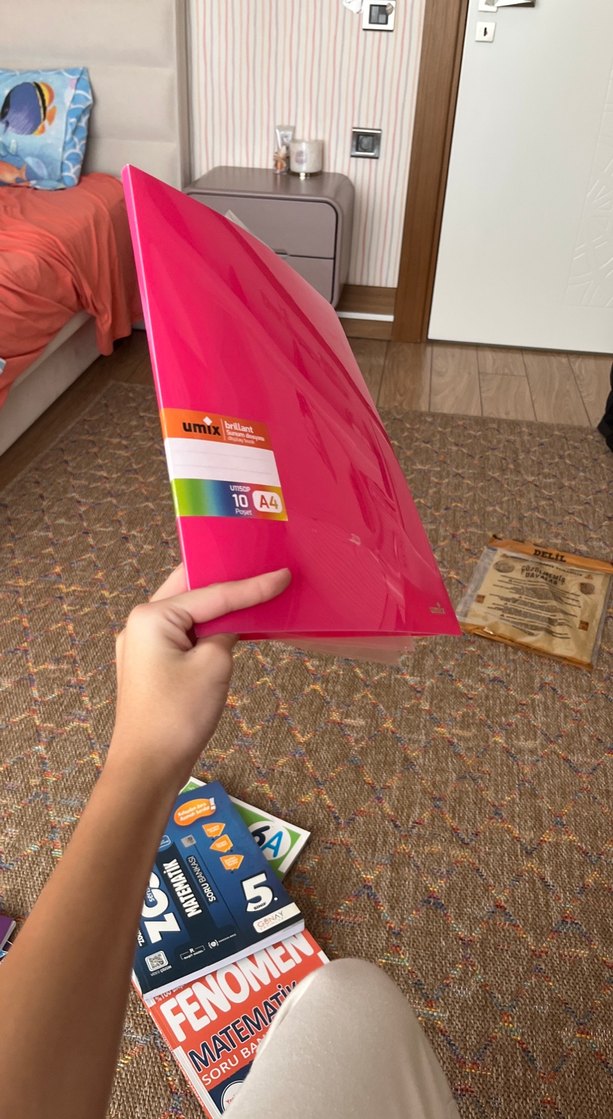 Pastel Pembe Umix A4 Defter - Görsel 3