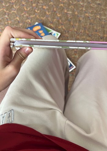 Pastel Pembe Çiçekli Fotoğraf Albümü - Görsel 6