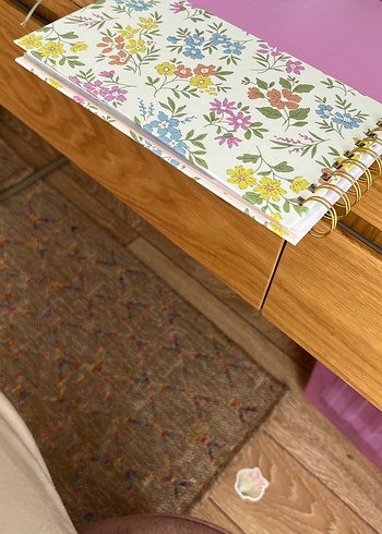 Pastel Pembe Çiçekli Fotoğraf Albümü - Görsel 7