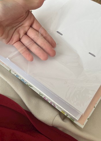  Beden Pastel Pembe Çiçekli Fotoğraf Albümü