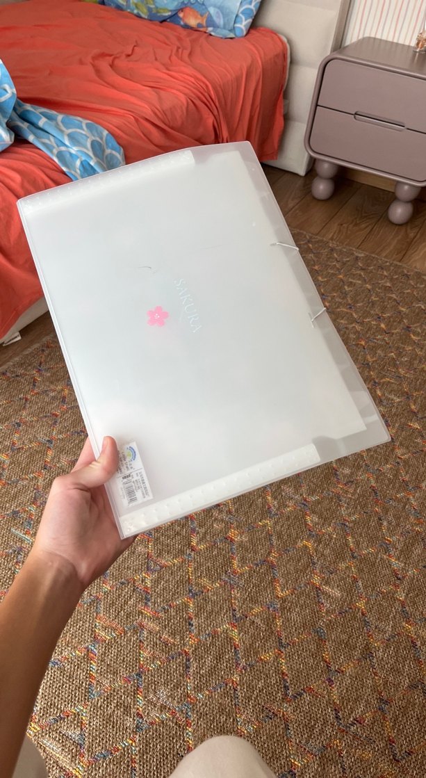 Pastel Sakuralı dosya kâğıtlık bölümlü - Görsel 2