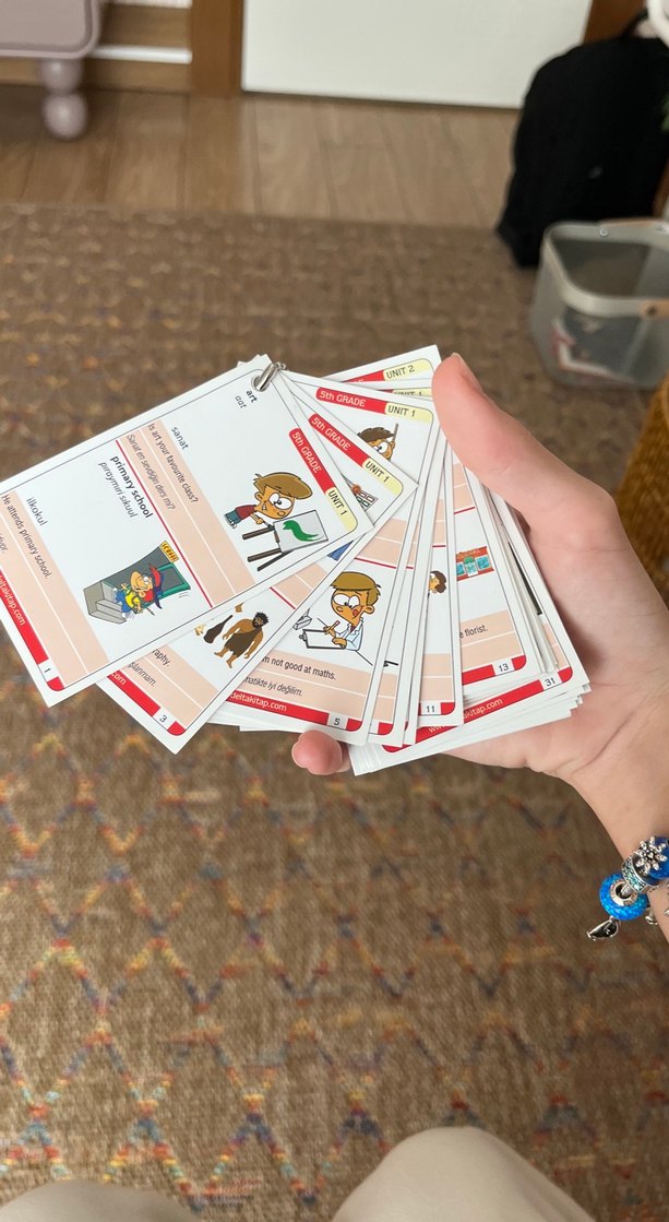 Resimli İngilizce Dil Kartları 5. Sınıf - Görsel 2