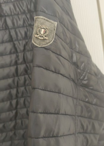 Erkek Siyah Fermuarlı ince mont - Görsel 3