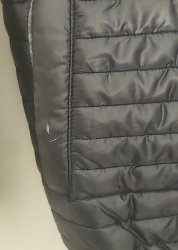 Erkek Siyah Fermuarlı ince mont - Görsel 2