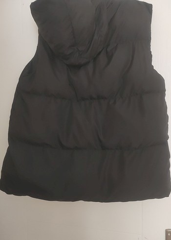 Siyah Fermuarlı Kadın Yelek - Görsel 5