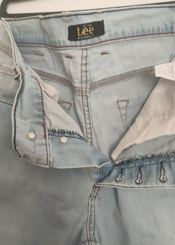 Mavi Bol Kesim Midi Boy Kadın Denim Pantolon - Görsel 3