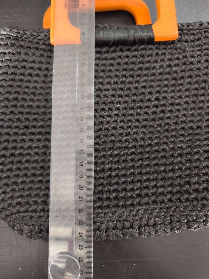 Gri Örgü Kadın Çanta - Görsel 4