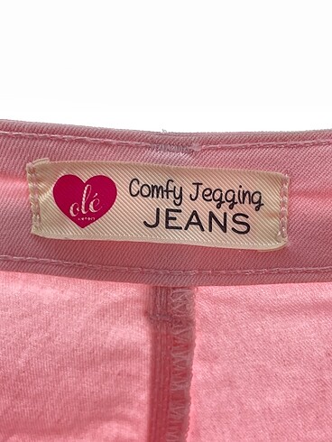 38 Beden pembe Renk Koton Jean / Kot %70 İndirimli.