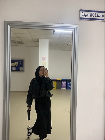s Beden siyah Renk addax siyah saten etek