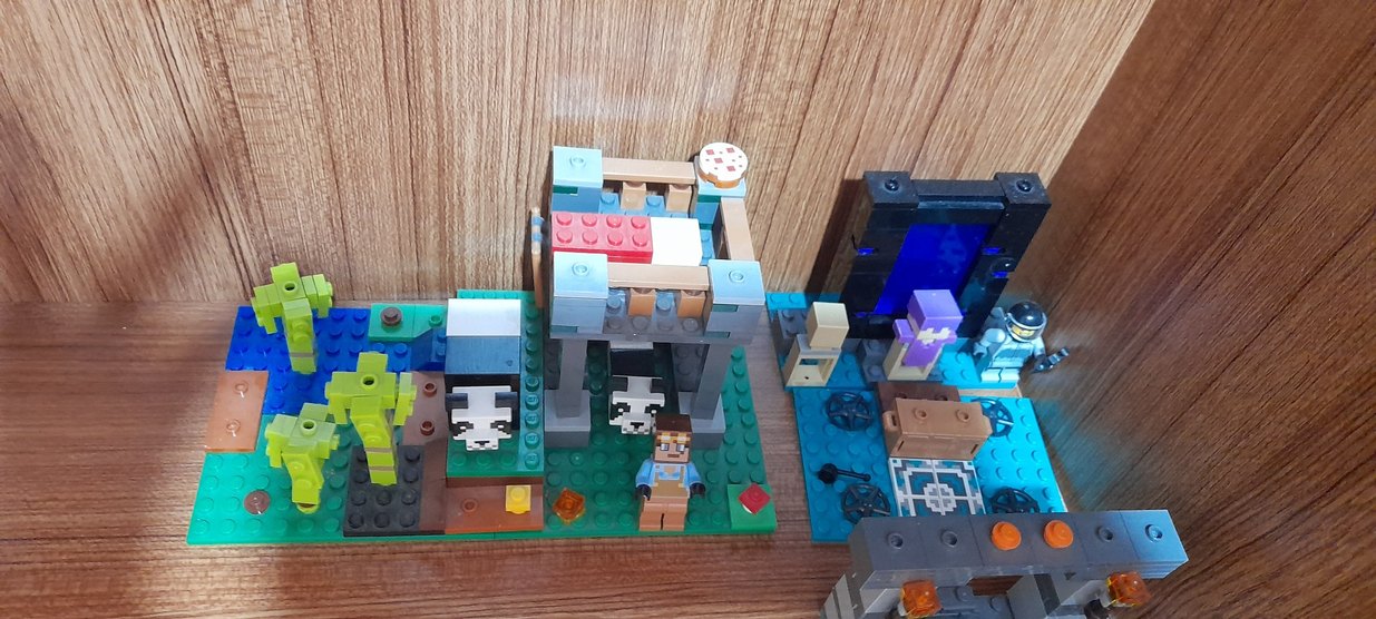 Mavi ve Koyu Renkli Lego Oyun Seti - Görsel 2