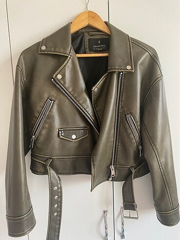 xs Beden stradivarius deri ceket