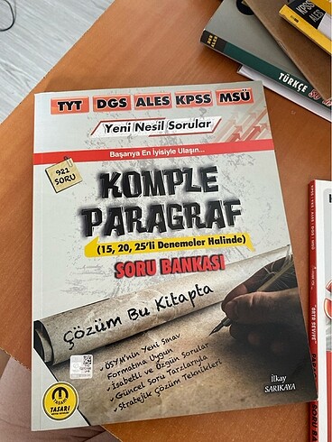 yks dgs ales kpss msü paragraf kitabı