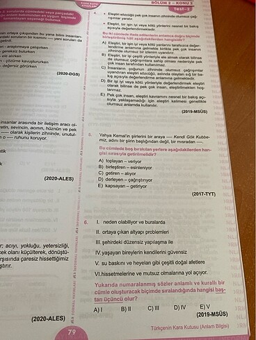 Beden DGS Anlam bilgisi