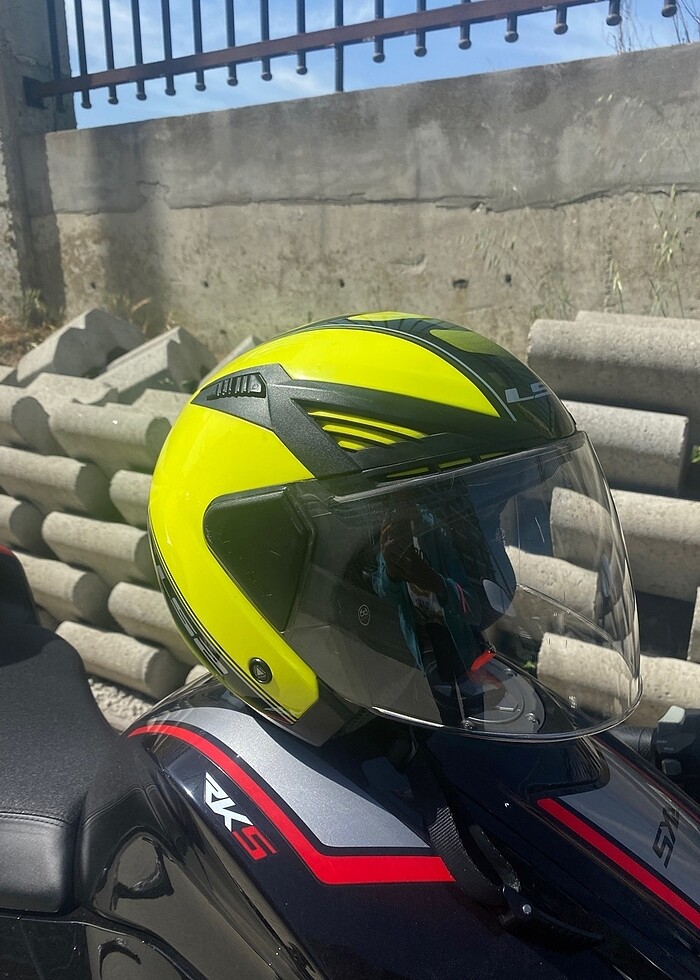 Ls2 yarım kask - Görsel 2