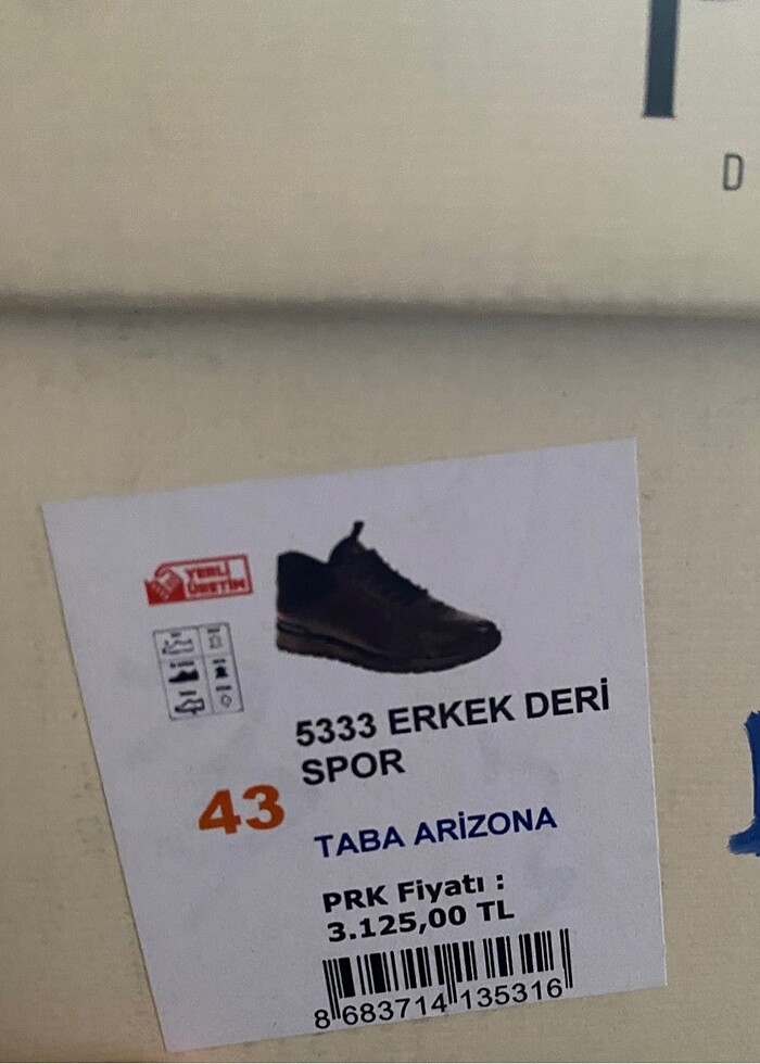 Taba rengi deri ayakkabı - Görsel 4