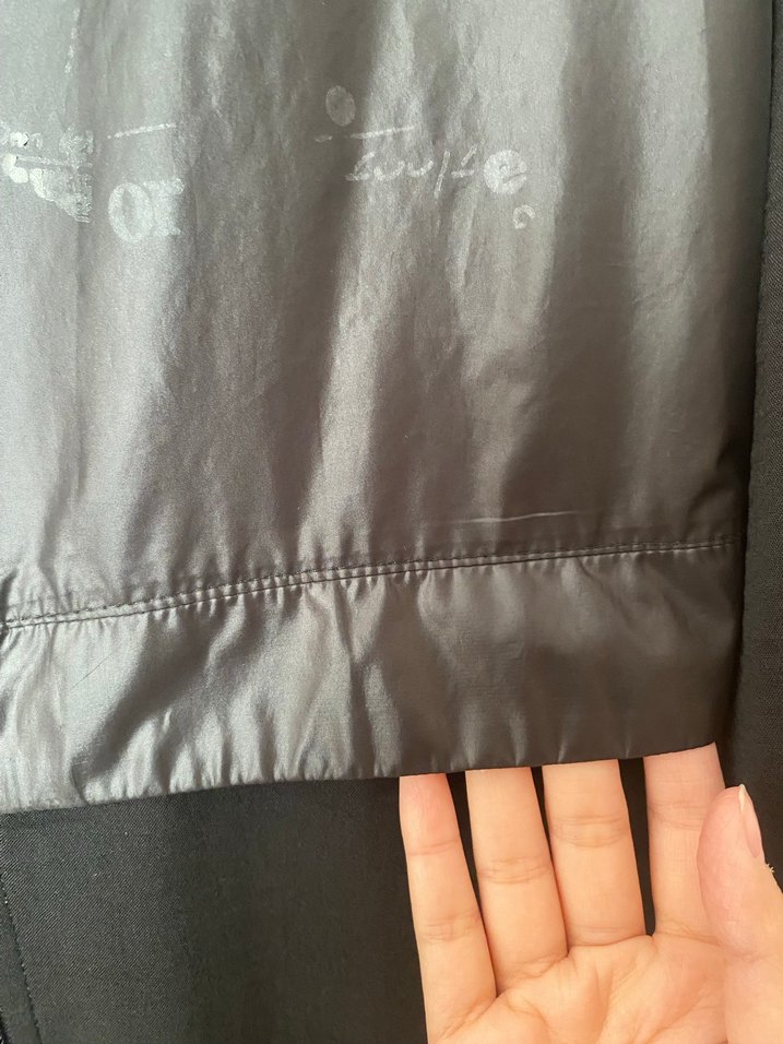 Siyah Uzun Fermuarlı Kabanı - Görsel 4