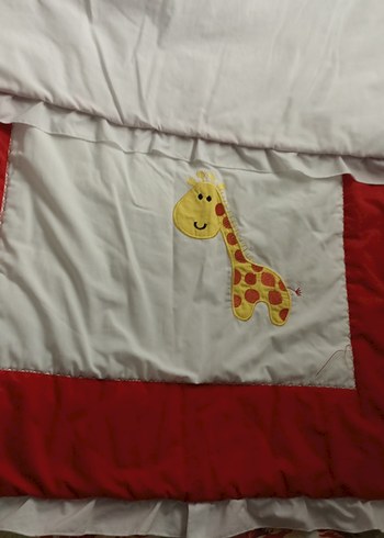 Kırmızı Nakışlı Çocuk yorgan - Görsel 5