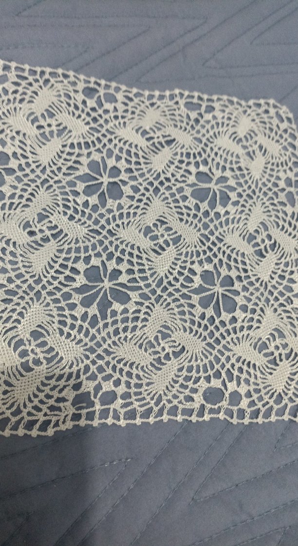 12 adet naylon filoş ince ip ile yapılmış peçete takım - Görsel 2