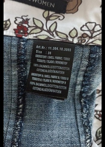 Bohem Çok Renkli Denim Büstiyer - Görsel 4