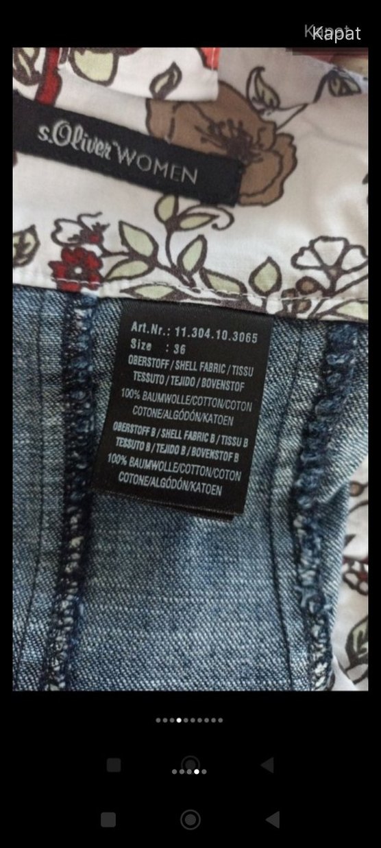 Bohem Çok Renkli Denim Büstiyer - Görsel 4