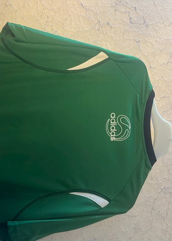 m Beden Adidas Erkek Yeşil Kısa Kollu Tişört